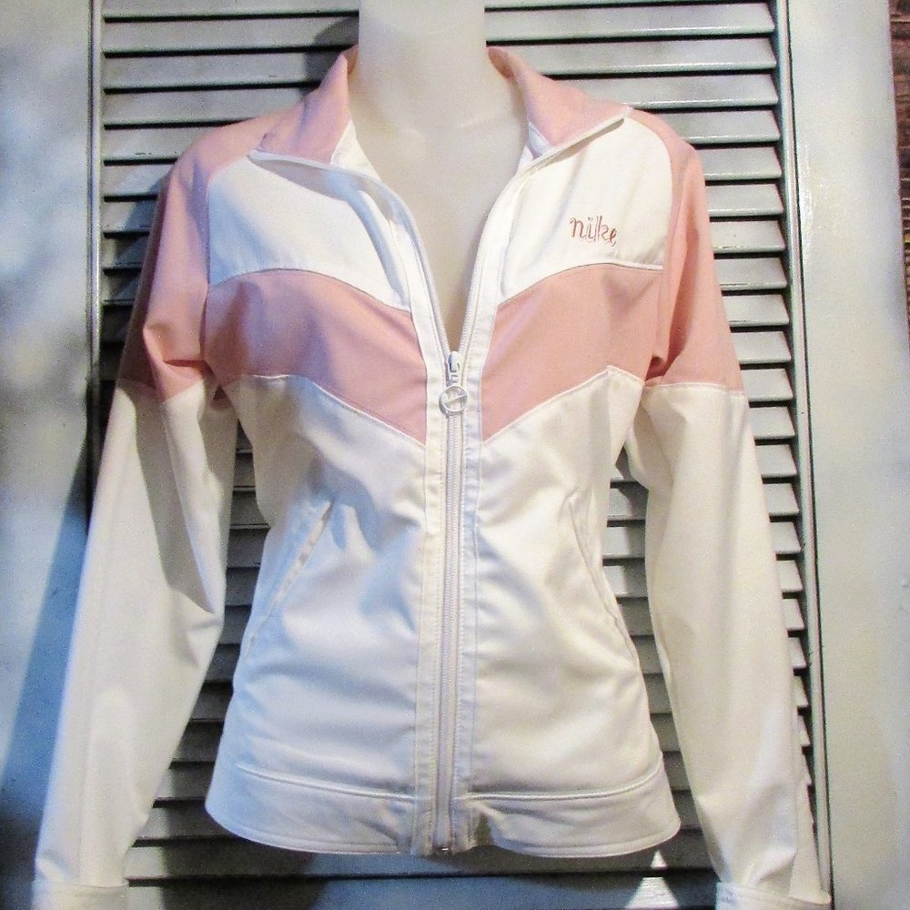 Nike Small Pink and White Warmup Jacket - Picture 8 of 11